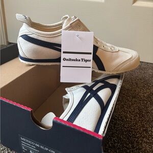 Onitsuka Tiger Birch and Midnight. 

Never used, with tag, unisex